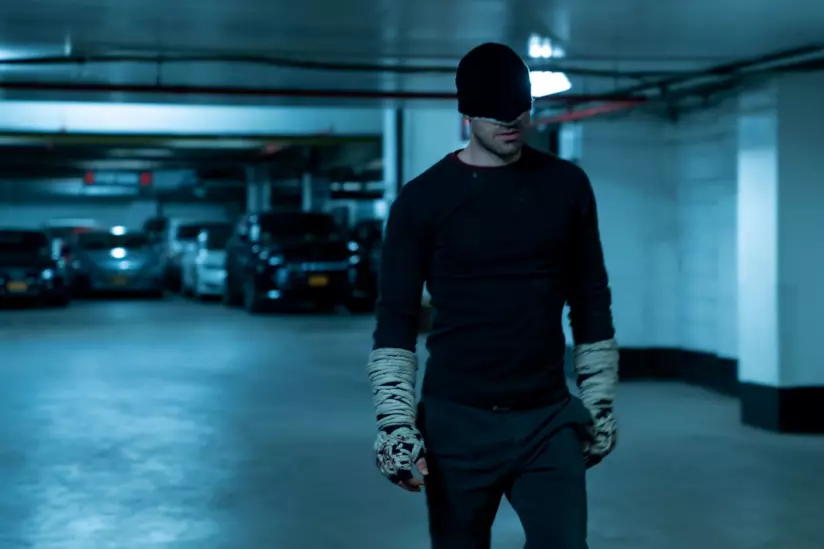 Una scena di Daredevil Charlie Cox in Daredevil