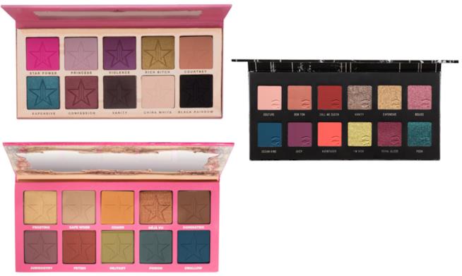 Palette Mulac Cosmetics e Jefree Star Cosmetics Palette ombretti Mulac Cosmetics e Jefree Star Cosmetics