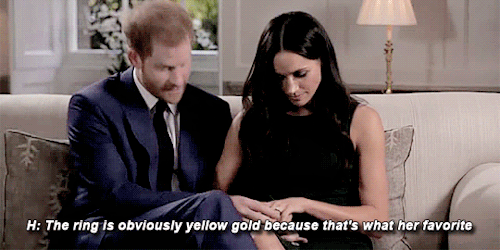 Harry e Meghan parlano dell'anello