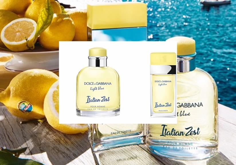 Light Blue Italian Zest di Dolce&Gabbana La nuova fragranza estiva di Dolce&Gabbana per lei e per lui Light Blue Italian Zest