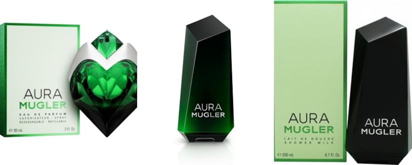 La linea corpo e l'eau de parfum Aura di Mugler Aura, la nuova fragranza firmata Mugler con la sua linea corpo