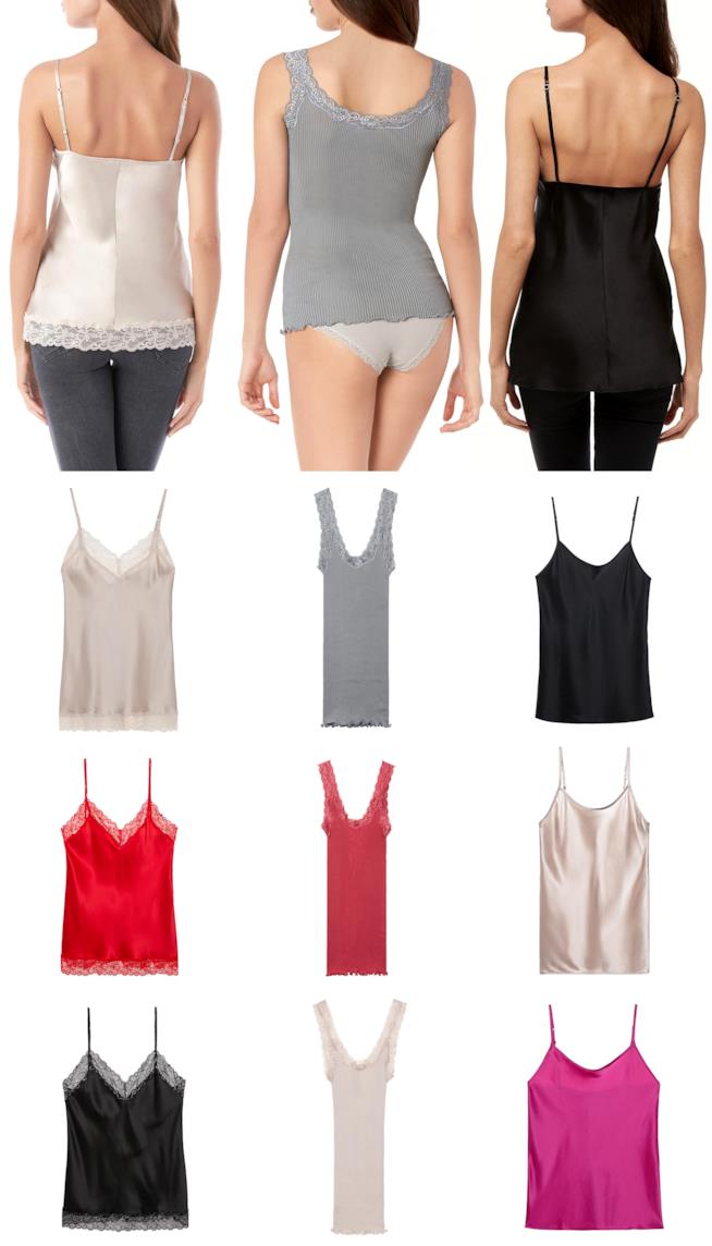 Le canotte in seta di intimissimi della Sublime-Silk Le canotte in seta di intimissimi della Sublime-Silk