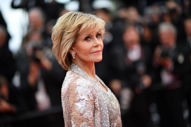 Jane Fonda a Canne L'attrice Jane Fonda sul red carpet di Cannes