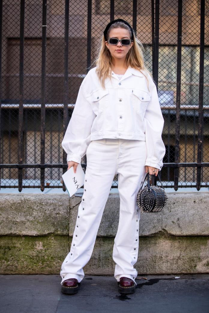 Stivali rossi Parigi Streetstyle 2019 Stivali rossi Parigi Streetstyle 2019