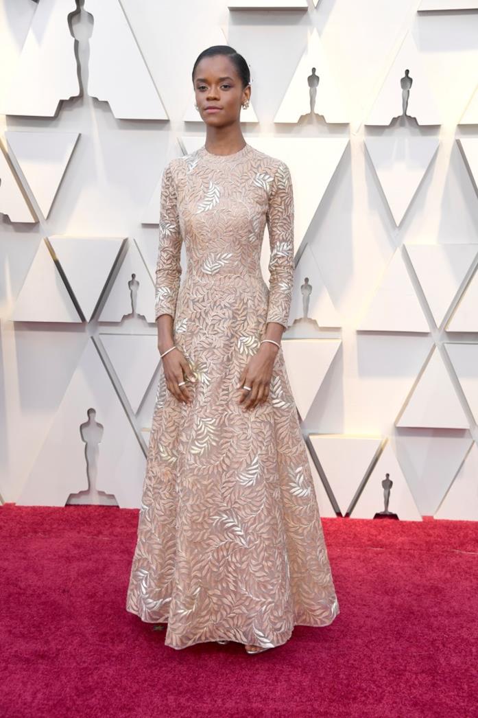 Letitia Wright Letitia Wright sul red carpet degli Oscar 2019