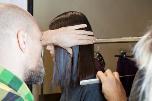 Caschetto lungo Capelli castani molto scuri