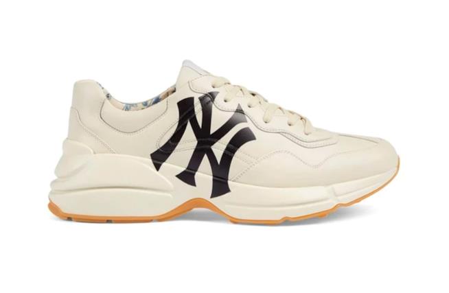 Gucci - sneaker a tema baseball La sneaker di Gucci sugli Yankees