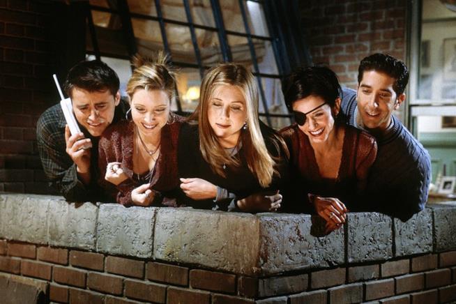 Il cast di Friends Una scena della serie Friends