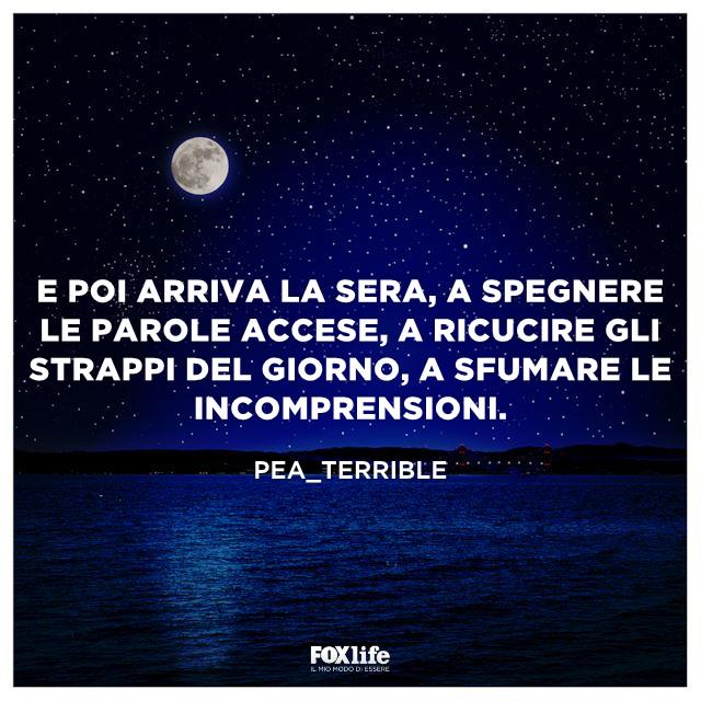 Arriva la sera Mare di notte