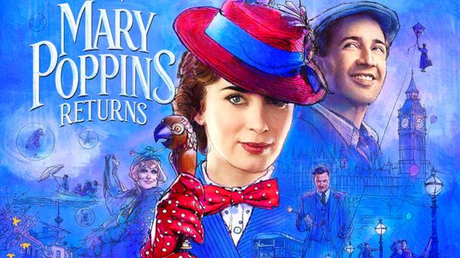 La locandina de Il ritorno di Mary Poppins Il poster de Il ritorno di Mary Poppins