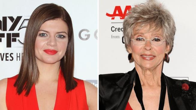 Le attrici Casey Wilson e Rita Moreno entreranno nel cast di Grey's Anatomy 12 Un'immagine accostata di Casey Wilson e Rita Moreno