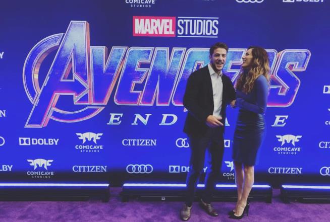 Alberto Frezza e Stefania Spampinato all'anteprima di Avengers: Endgame Alberto Frezza e Stefania Spampinato all'anteprima di Avengers: Endgame