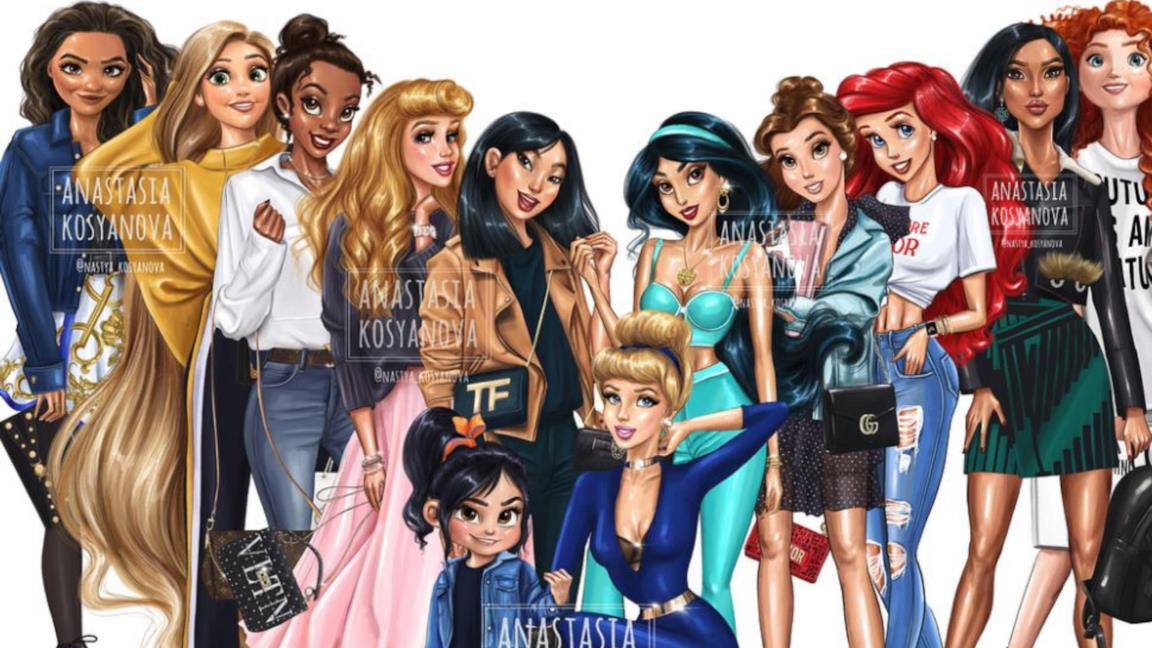 Anastasia Kosyanova e le sue principesse su Instagram