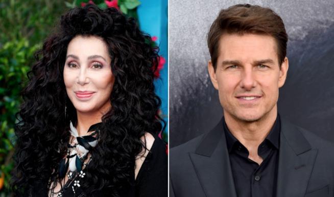 Cher e Tom Cruise - la loro relazione Cher e Tom Cruise in un collage