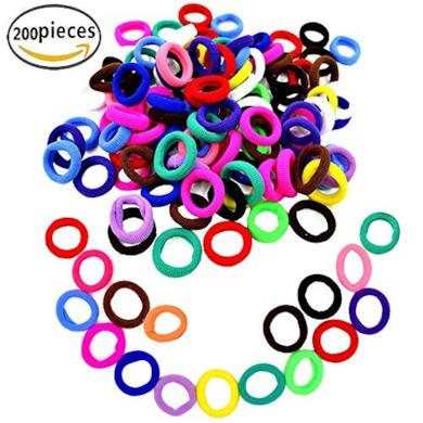 Elastici colorati per capelli