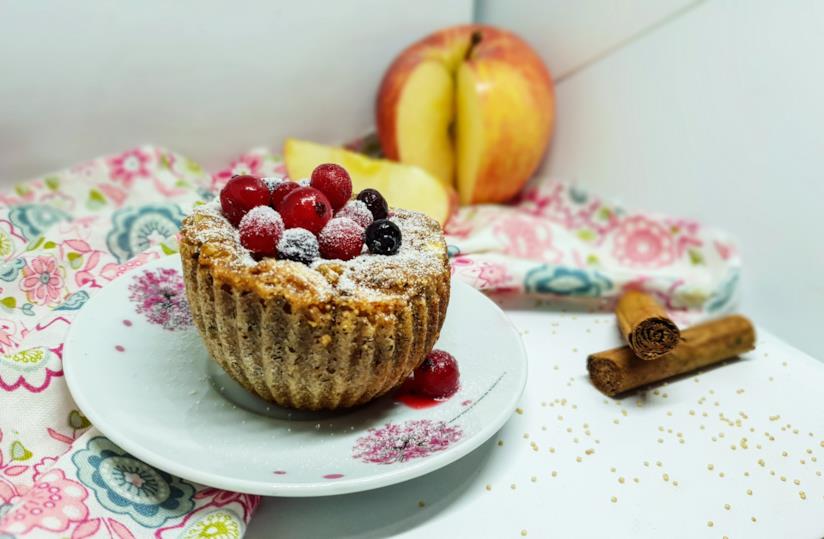 Muffin gluten free Dolcetto con semi di amaranto