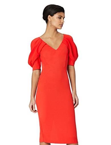 Vestito con manica voluminosa