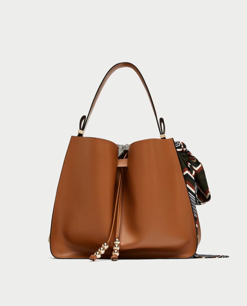 Zara borsa a sacca da regalare a Natale Zara borsa a sacca per regali di Natale