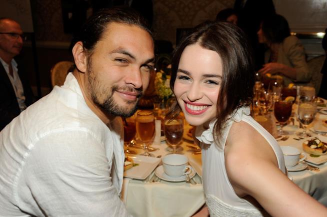 Jason Momoa ed Emilia Clarke saranno di nuovo insieme per gli Oscar Jason Momoa ed Emilia Clarke