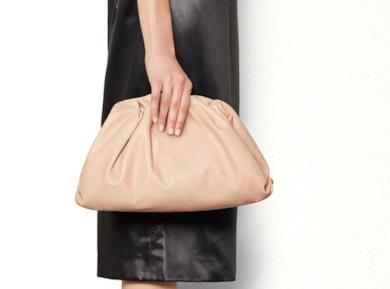 BORSA POUCH IN VITELLO BUTTER