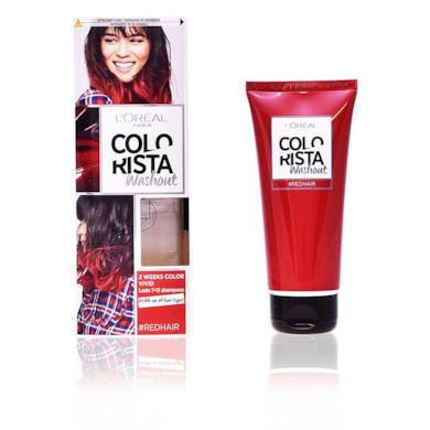 Colorista Washout Vivid Colorazione Capelli Temporanea per Capelli Bruni, Rosso (Red)