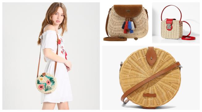 Moda borse di paglia, le tracolle per l'estate 2018 Le tracolle di paglia di tendenza per l'estate 2018