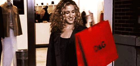 Shopping con Sarah Jessica Parker a NY Sarah Jessica Parker in primo piano