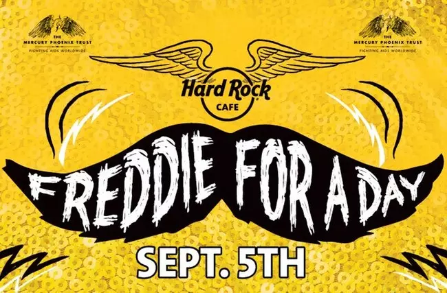 Freddie For A Day: il 5 settembre le celebrazioni negli Hard Rock Cafe Freddie For A Day 2017