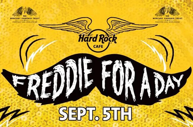 Freddie For A Day: il 5 settembre le celebrazioni negli Hard Rock Cafe Freddie For A Day 2017