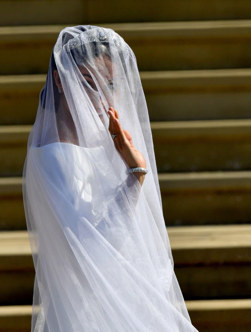 Meghan Markle Meghan Markle arriva alla cappella di St. George