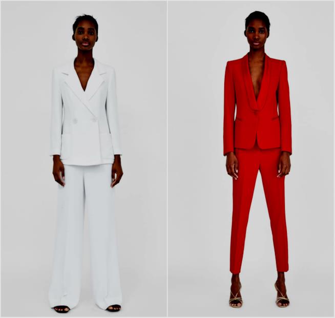 Tailleur pantalone Collage di tailleur pantalone di Zara