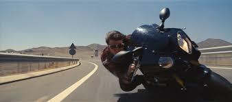 Tom. Cruise im Mission impossible 2 Tom Cruise in moto