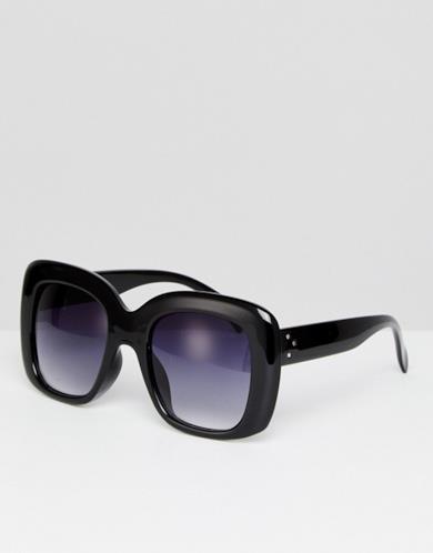 Occhiali da sole oversize neri