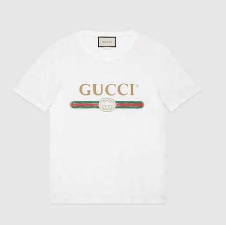 T-shirt Gucci La t-shirt Gucci con il logo vintage