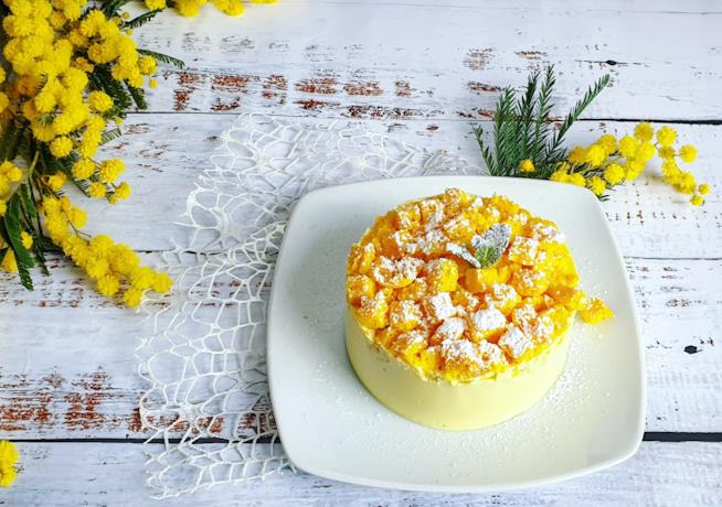 Semifreddo mimosa Dolce giallo