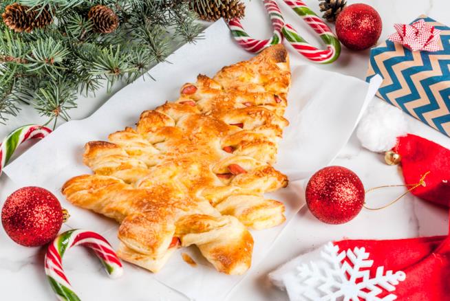 Albero di Natale salato Ricetta albero di Natale di pasta sfoglia