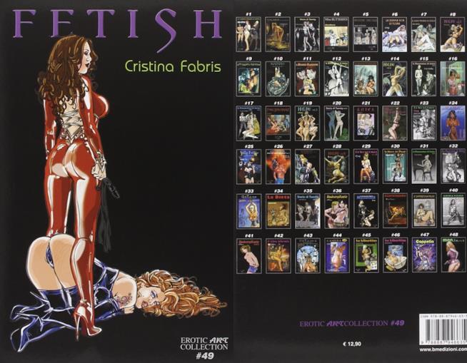 Cristina Fabris illustratrice erotica italiana Fetish, libro a fumetti erotico di Cristina Fabris