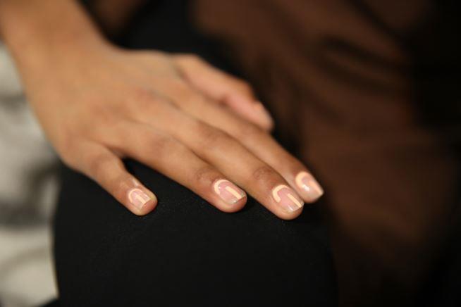 Unghie con nail art Nail art rosa