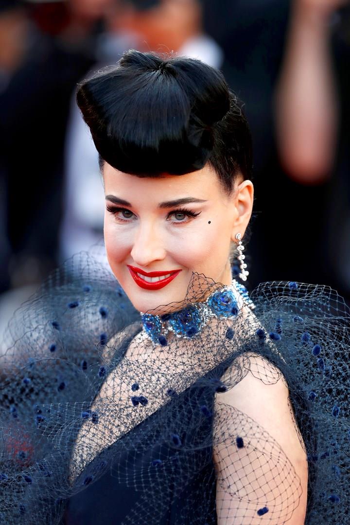 Cannes 2019: i migliori beauty look della terza serata Dita Von Teese a Cannes 2019