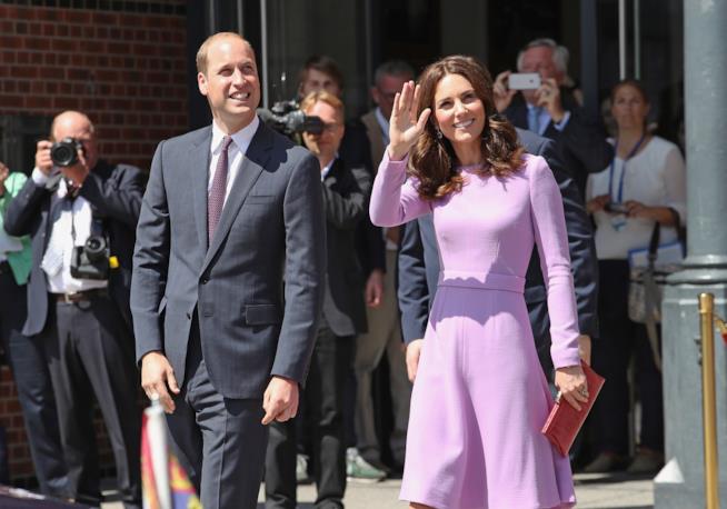 Kate Middleton è di nuovo incinta Primo piano di Kate Middleton e del Principe William