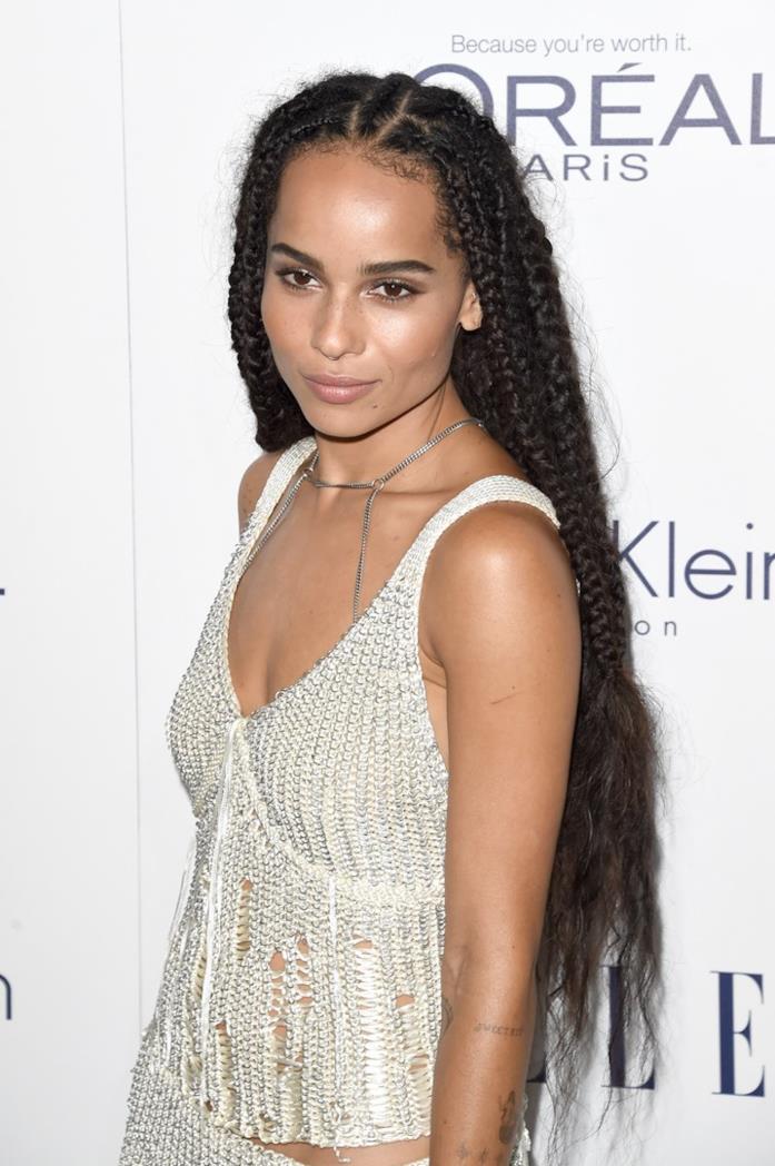 Zoe Kravitz Zoe Kravitz con capelli lunghi e ricci