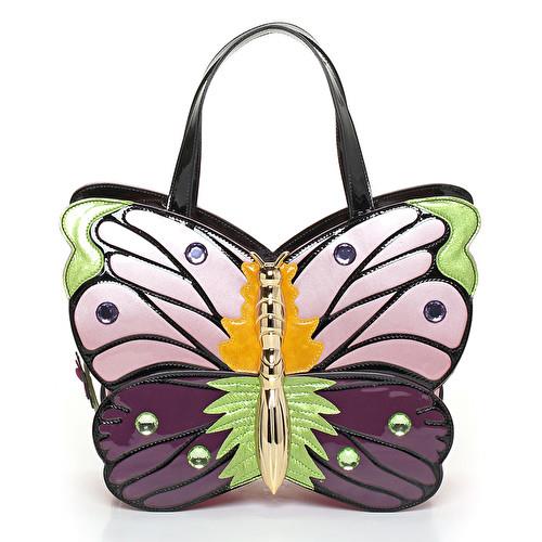 Borsa a forma di farfalla con gemme di moda per l'estate 2018 A forma di farfalla, la borsa di tendenza per l'estate 2018