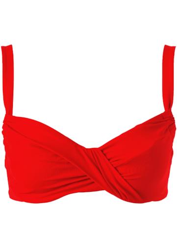 Bikini balconcino imbottito con intreccio