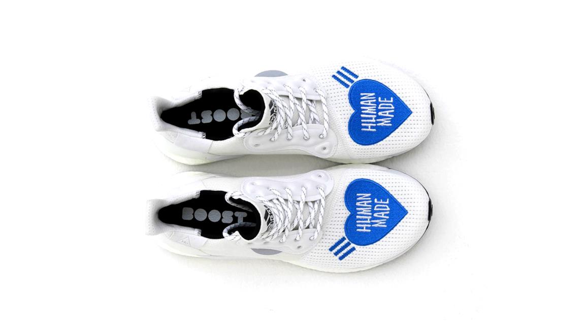 Release HUMAN MADE x Pharrell x adidas Solar Hu Glide