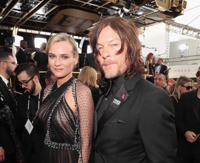Diane Kruger e Norman Reedus per la prima volta insieme sul red carpet ai Golden Globes Diane Kruger e Norman Reedus ai Golden Globes 2018