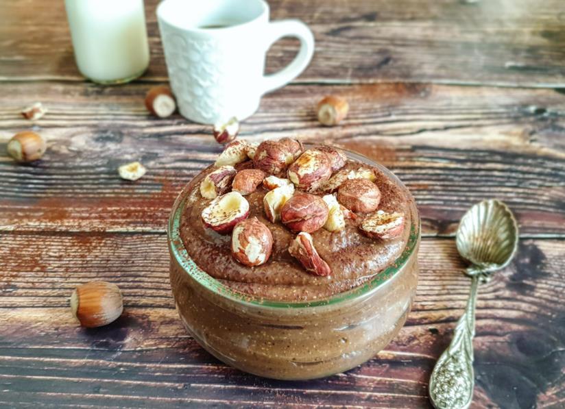 Budino di quinoa Crema con nocciole