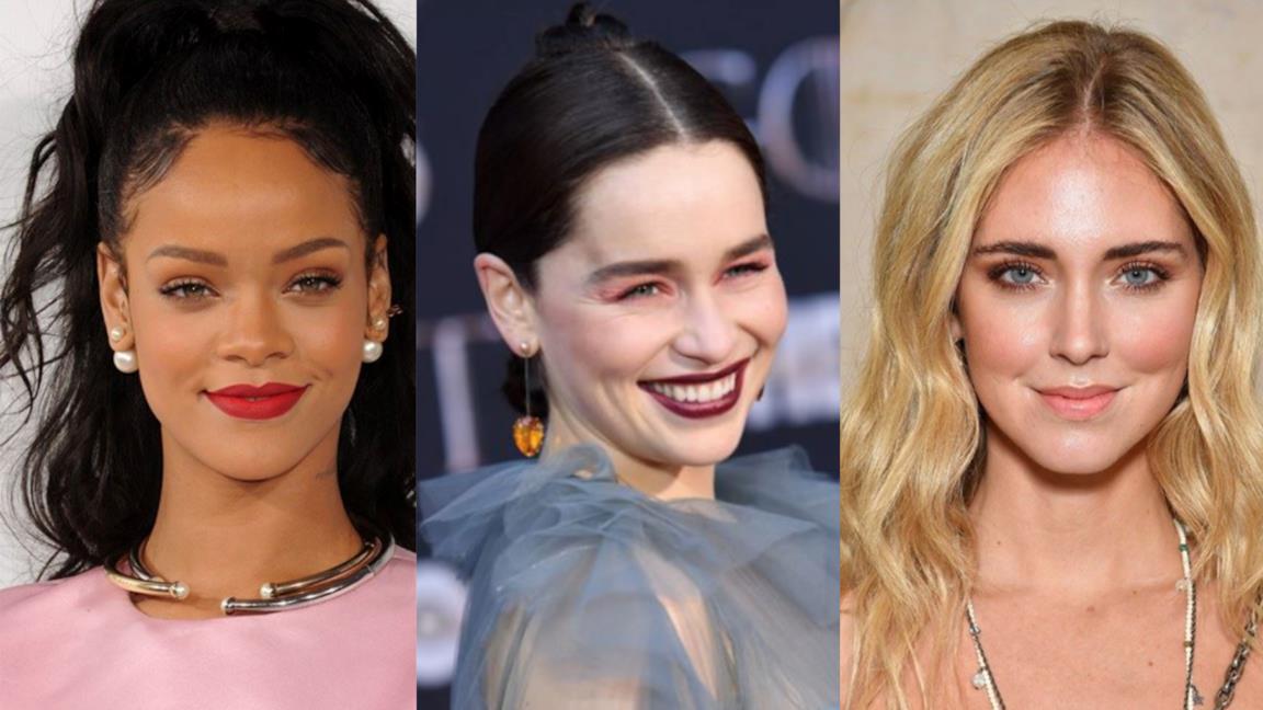 Rihanna, Chiara Ferragni ed Emilia Clarke