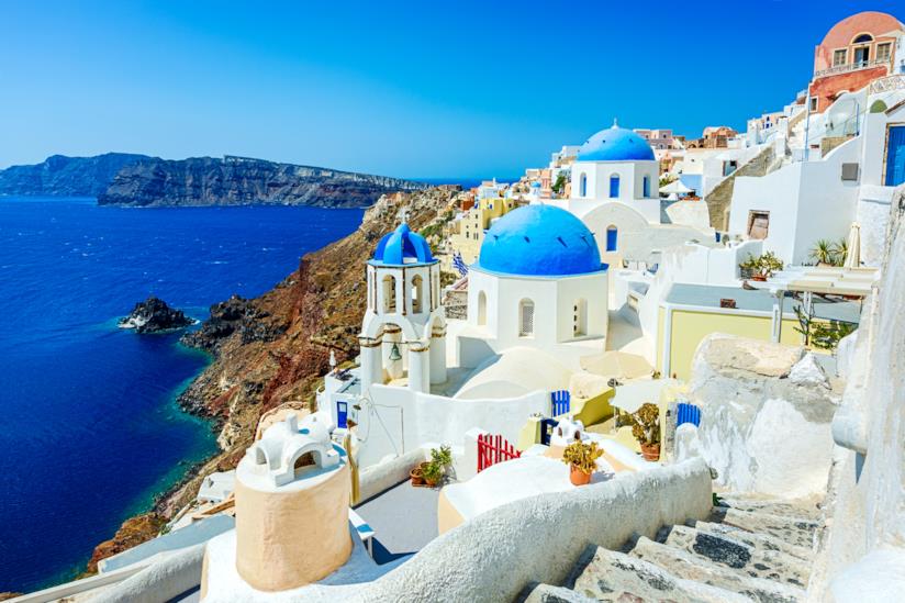 Le migliori isole della Grecia per 'punto di forza' di ognuna. Santorini, panorama