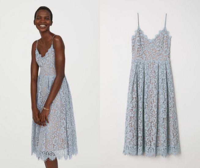 Abito pizzo Abito pizzo azzurro H&M