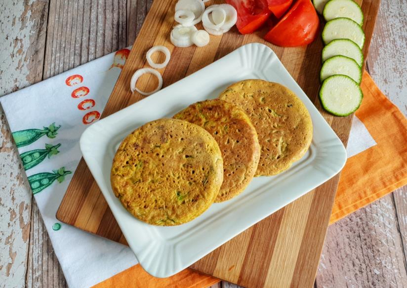 Pancake vegani Frittelle di verdura